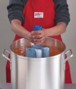 Paleta refrigerante para sopa San Jamar Rapi-Kool CFS Brands RCU128 128 onzas plástico azul enfriamiento rápido cocina c