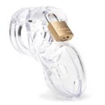 Dispositivo de castidad masculina transparente, modelo CB-3000