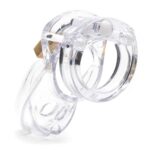 Dispositivo de castidad masculina transparente, modelo CB-3000