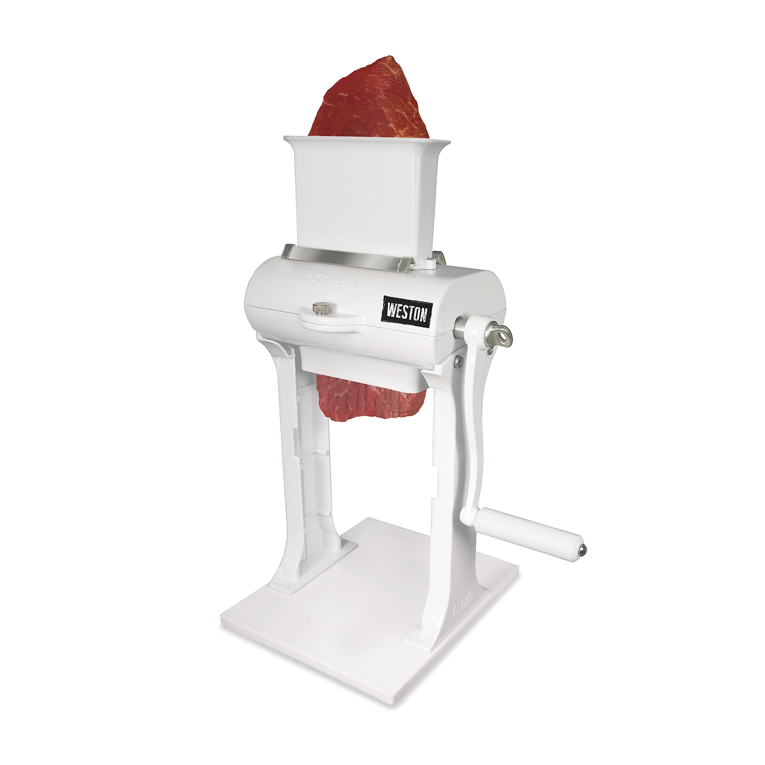 Version 1.0.0 Weston Herramienta Ablandadora de Carne y Cubicadora de Servicio Pesado, Operación Manual Rápida y Fácil para Cortes de