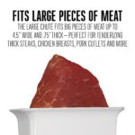 Weston Herramienta Ablandadora de Carne y Cubicadora de Servicio Pesado, Operación Manual Rápida y Fácil para Cortes de