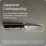 Cuchillo mondador para pelar Kai Shun TDM0700 de cocina mango pakkawood 9 cm