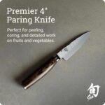 Cuchillo mondador para pelar Kai Shun TDM0700 de cocina mango pakkawood 9 cm