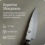 Cuchillo mondador para pelar Kai Shun TDM0700 de cocina mango pakkawood 9 cm