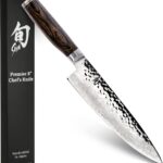 Cuchillo de Chef Japonés Kai Shun Premier TDM0706 8 Pulgadas Acero Damasco Núcleo VG-MAX Hecho a Mano
