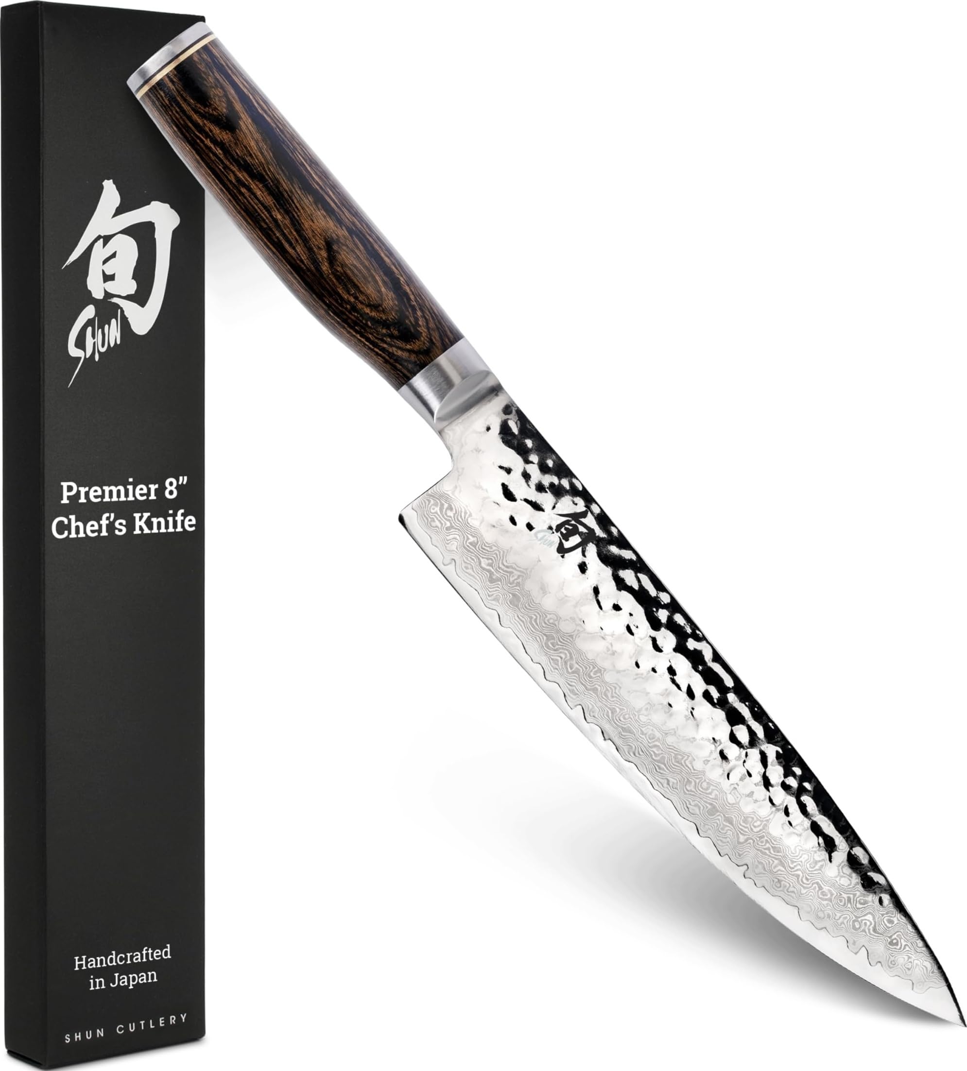 Version 1.0.0 Cuchillo de Chef Japonés Kai Shun Premier TDM0706 8 Pulgadas Acero Damasco Núcleo VG-MAX Hecho a Mano