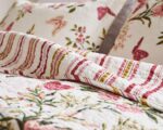 Juego de colcha King diseño mariposas algodón multicolor Greenland Home Fashions GL-0910AMSK