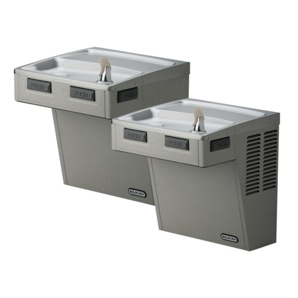 Bebedero de agua para pared Elkay EMABFDS activación mecánica ADA acero inoxidable no refrigerado sin filtro