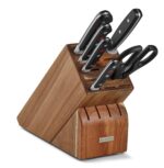 WÜSTHOF Juego clásico de cuchillos de siete piezas, juego de cuchillos alemanes de 7 piezas, juego de cuchillos de cocin