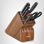 WÜSTHOF Juego clásico de cuchillos de siete piezas, juego de cuchillos alemanes de 7 piezas, juego de cuchillos de cocin