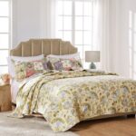 Edredón reversible de retazos algodón 100% Greenland Home Fashions Blooming Prairie GL-0910MK 5 piezas King Cal King mul