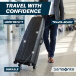 Estuche de viaje Samsonite, con lados rígidos, negro, 54 - pulgadas