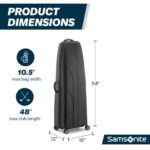Estuche de viaje Samsonite, con lados rígidos, negro, 54 - pulgadas