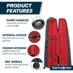 Estuche de viaje Samsonite, con lados rígidos, negro, 54 - pulgadas