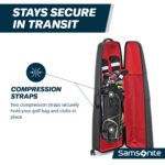 Estuche de viaje Samsonite, con lados rígidos, negro, 54 - pulgadas