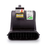Ventilador de piso Grizzly B-Air BA-GP-1-B 1 HP 3550 CFM restauración agua uso industrial negro