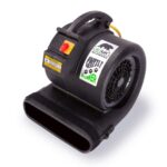 Ventilador de piso Grizzly B-Air BA-GP-1-B 1 HP 3550 CFM restauración agua uso industrial negro