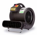 Ventilador de piso Grizzly B-Air BA-GP-1-B 1 HP 3550 CFM restauración agua uso industrial negro
