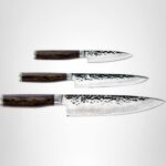 Juego de cuchillos profesionales Shun Kershaw TDMS0300 3 piezas acero inoxidable de alto carbono