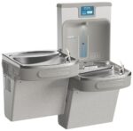 Bebedero con Llenador de Botellas Binivel Filtrado Elkay LZSTL8WSLK EZH2O Gris Claro 120V