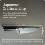 Shun DM0766 - Cuchillo de chef Western clásico de 8 pulgadas Kai DM0766