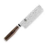 Shun Cutlery Premier - Cuchillo de cocina japonés hecho a mano de 5.5 pulgadas, ideal para cortar verduras y chef multiu