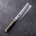 Shun Cutlery Premier - Cuchillo de cocina japonés hecho a mano de 5.5 pulgadas, ideal para cortar verduras y chef multiu