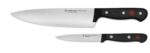 WÜSTHOF Gourmet - Juego de cuchillos de chef de 2 piezas, color negro