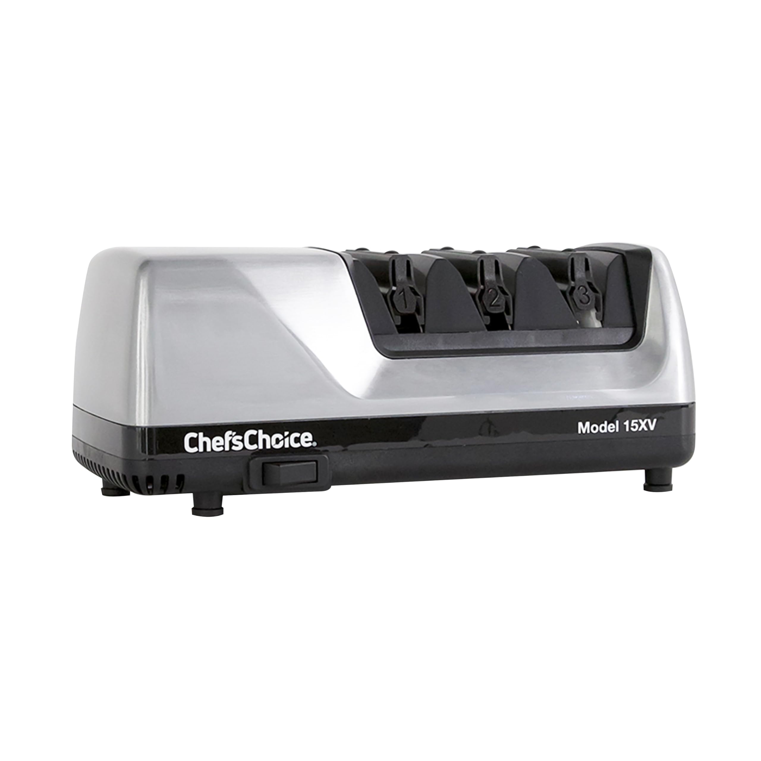 Version 1.0.0 Chef'sChoice - Afilador de cuchillos eléctrico profesional 15XV con carcasa de metal duradera y abrasivos 100% de diaman