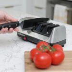 Chef'sChoice - Afilador de cuchillos eléctrico profesional 15XV con carcasa de metal duradera y abrasivos 100% de diaman