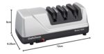 Chef'sChoice - Afilador de cuchillos eléctrico profesional 15XV con carcasa de metal duradera y abrasivos 100% de diaman