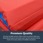 Children's Factory Nap Mats, 2 inch Thick Toddler Sleeping Mats for Preschools and Daycares, Comfortable and Soft 4 Sect