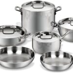 Batería de cocina Cuisinart French Classic Tri Ply FCT 10 acero inoxidable 10 piezas plateado