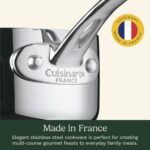 Batería de cocina Cuisinart French Classic Tri Ply FCT 10 acero inoxidable 10 piezas plateado