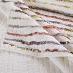 Colcha de algodón multicolor Greenland Home Fashions GL-1104YK King set de cama
