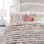 Colcha de algodón multicolor Greenland Home Fashions GL-1104YK King set de cama