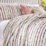 Colcha de algodón multicolor Greenland Home Fashions GL-1104YK King set de cama