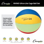 Champion Sports Rhino Lite - Juego de bolas de jaula