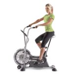 Bicicleta Estacionaria con Ventilador y Resistencia de Aire Marcy AIR1 Manillares de Doble Acción Pantalla LCD Asiento A