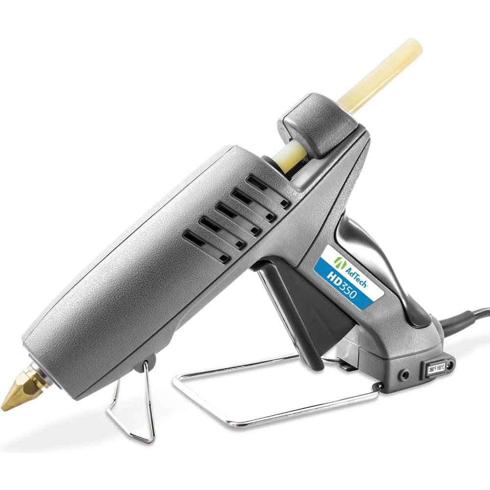 Version 1.0.0 Pistola de pegamento termofusible Adtech de tamaño completo de alta potencia industrial – Pistola de pegamento caliente
