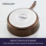 Batería de cocina Meyer Circulon Symmetry 82765 antiadherente aluminio anodizado color marrón 11 piezas