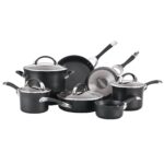 Batería de cocina juego de ollas y sartenes Meyer Circulon Symmetry 87376 antiadherente de aluminio anodizado duro 11 pi