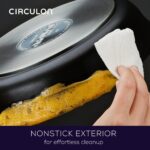 Batería de cocina juego de ollas y sartenes Meyer Circulon Symmetry 87376 antiadherente de aluminio anodizado duro 11 pi