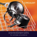 Batería de cocina juego de ollas y sartenes Meyer Circulon Symmetry 87376 antiadherente de aluminio anodizado duro 11 pi