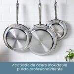 Batería de cocina All-Clad Groupe SEB D3 11644502768 juego de ollas y sartenes de acero inoxidable 10 piezas apto para i