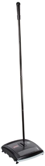 Barredora Comercial Rubbermaid Commercial Products FG421588BLA Serie Ejecutiva Acero Galvanizado y Alfombra Negro