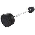 Body-Solid Pesas Fijas Rectas con Revestimiento de Goma - Barra con Peso para Ejercicios de Levantamiento de Pesas, Cult