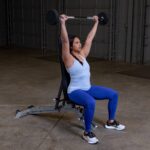 Body-Solid Pesas Fijas Rectas con Revestimiento de Goma - Barra con Peso para Ejercicios de Levantamiento de Pesas, Cult