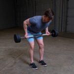 Body-Solid Pesas Fijas Rectas con Revestimiento de Goma - Barra con Peso para Ejercicios de Levantamiento de Pesas, Cult