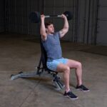 Body-Solid Pesas Fijas Rectas con Revestimiento de Goma - Barra con Peso para Ejercicios de Levantamiento de Pesas, Cult